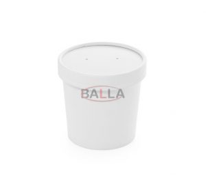 ECO posuda za juhu s poklopcem, bijela ECO SOUP 26W